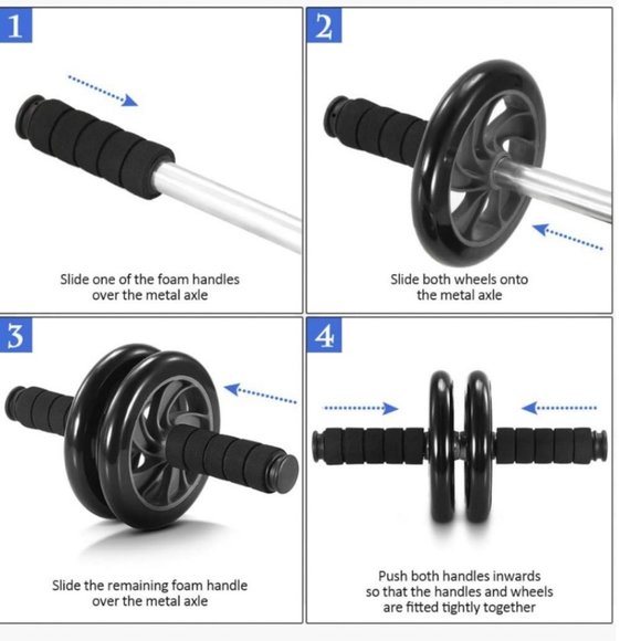 💋 4 FOR $50 /TOMSHOO 5-in-1 Ab Workout Set (NIB) - Picture 3 of 9